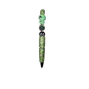 ​Lilo & Stitch Scrump Handmade Rhinestone Beaded Pen glitter  Green